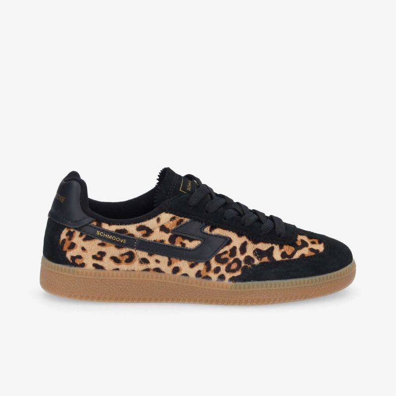 SHEFFIELD JOGGER W - P.PONYLEO/SUEDE -  LEOPARD/NOIR